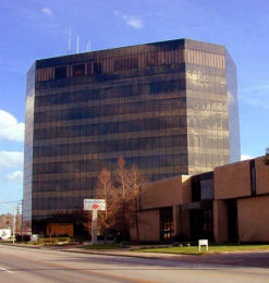 The firm's office building at 2615 Calder Avenue, Beaumont, Texas